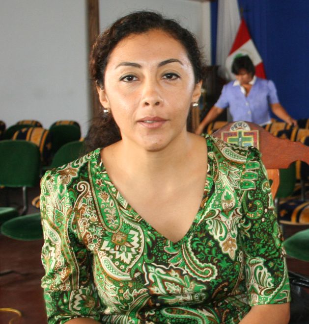 Regidora de la Municipalidad de Maynas Adela Esperanza Jiménez.