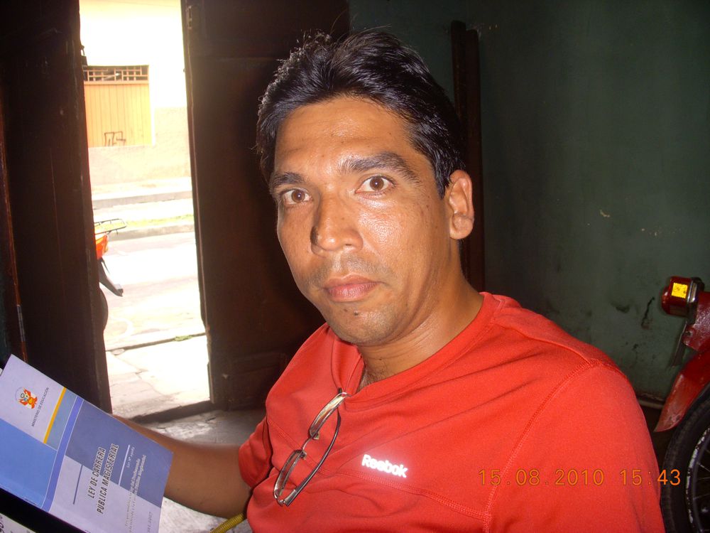David Cubas, secretario interino del sindicato de trabajadores de la DREL.
