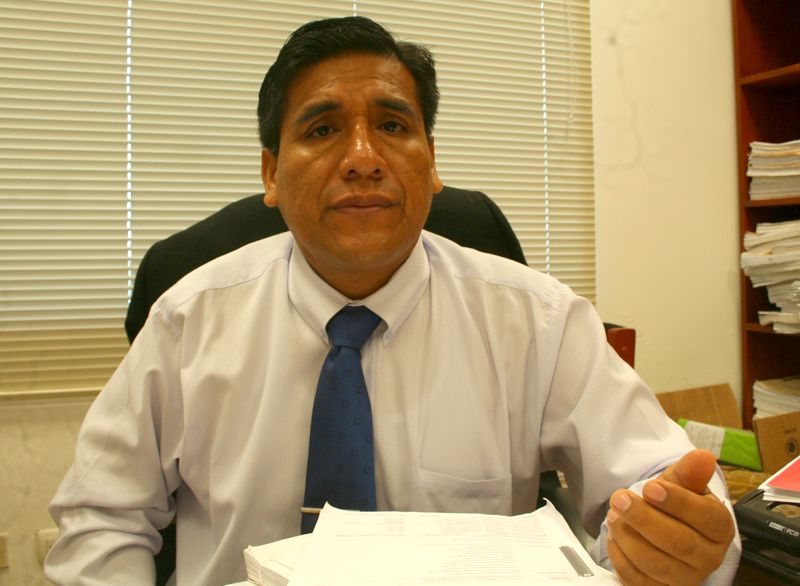 Coordinador de la Fiscalía Anticorrupción de Funcionarios Fiscal Juan Ramos Navarro.
