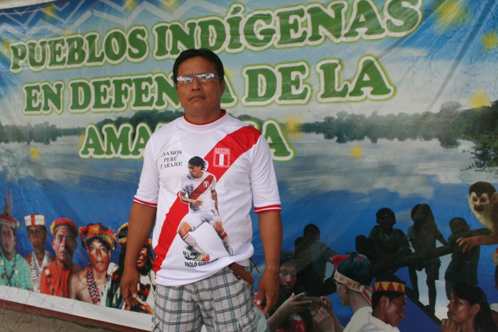 Emerson Sandi Tapuy, presidente de organización indígena FECONAT y también Orpio.