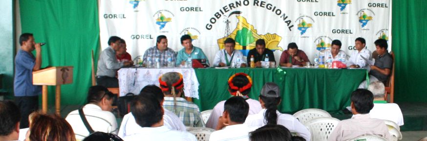 Jefe de la Red de Salud del Datem del Marañón, expuso ante los integrantes del Consejo Regional.