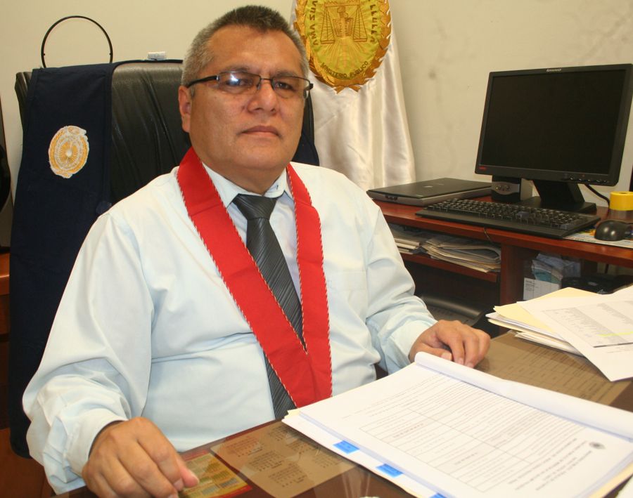 Dr. Marco Antonio Valdez Hirene, Presidente (e) de la Junta de Fiscales Superiores del Distrito Judicial de Loreto.