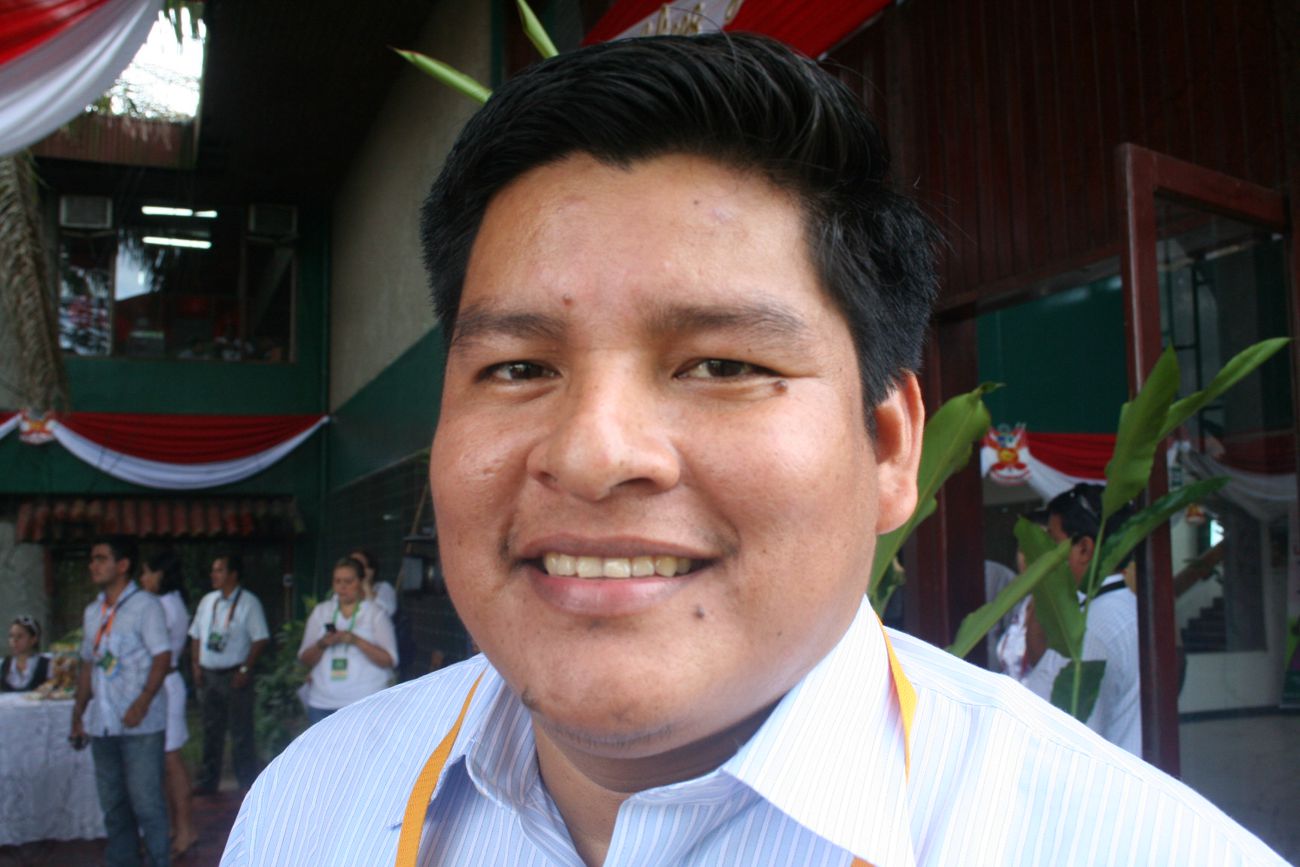 Wilmer Carrasco, alcalde del Datem del Marañón.