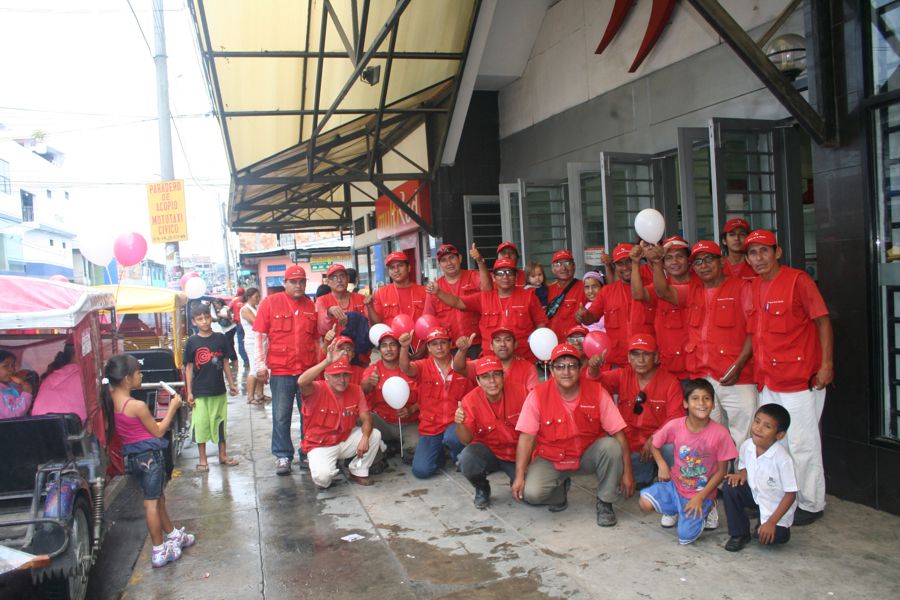 Asociación de motocarristas que da servicio en Banco de la Nación, cumplió un año.