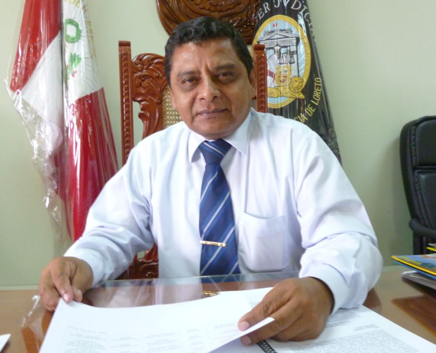 Dr. Aldo Atarama, presidente de la Corte Superior de Justicia de Loreto.