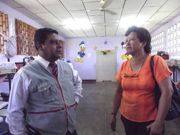 Presidente de la Corte Superior de Justicia de Loreto Dr. Aldo Atarama Lonzoy, visitando inopinadamente centros de menores.