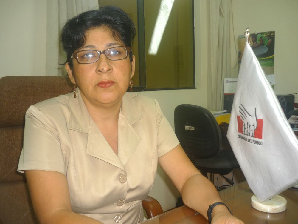 Jefa de la Oficina Defensorial de Loreto, Lizbeth Castro
