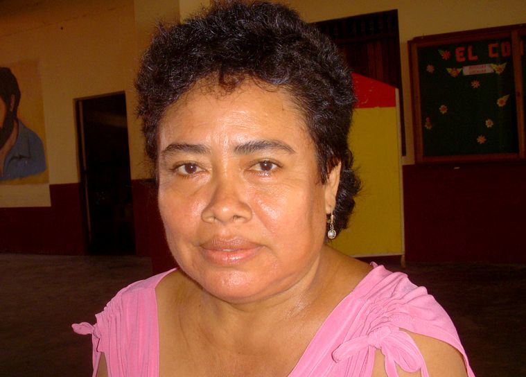 Prof. Naír Núñez, secretaria del Sutep-Maynas.