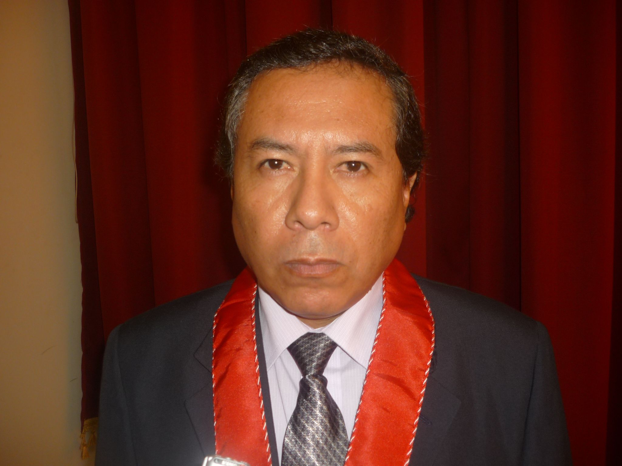 Fiscal en actividad y miembro del JEE Dr. Alberto Niño de Guzmán.