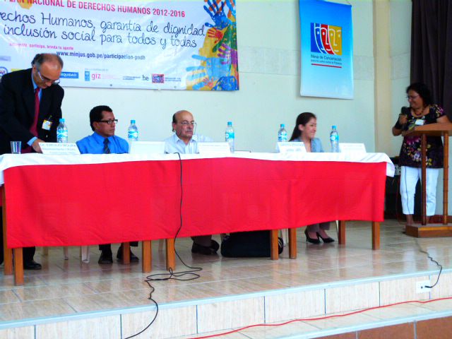 Dr. José Antonio Burneo Labrín, expuso sobre importantes temas concernientes a Derechos Humanos.