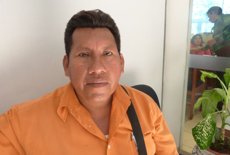 Roner Macuyama Rimachi, miembro del Consejo Comunal de la Agencia Municipal de Santa Clara.