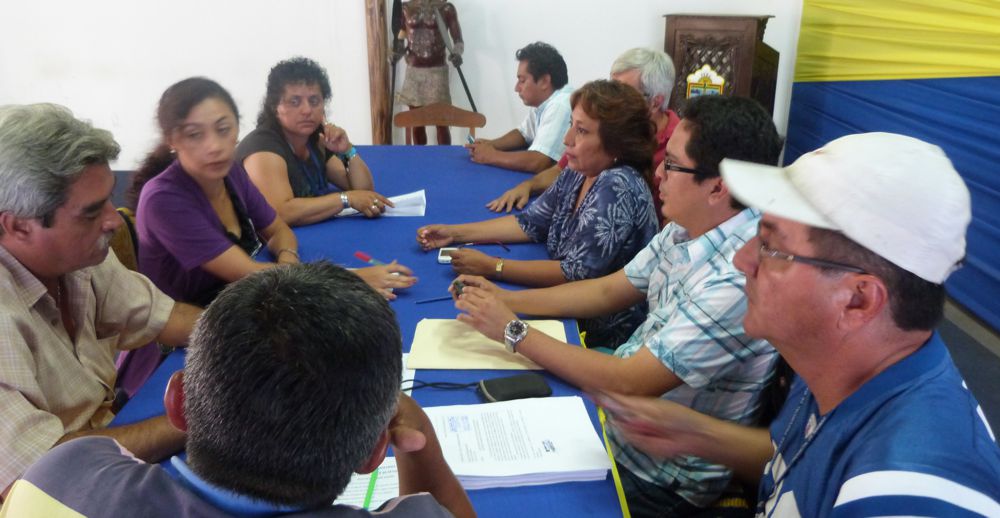 Alcaldesa Adela Jiménez, se reunió con directiva del sindicato de trabajadores de Maynas. –