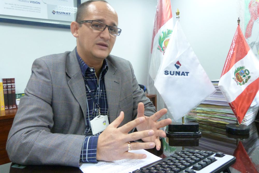 Erick Antonio Cárdenas García, Intendente de la región Loreto-Sunat.