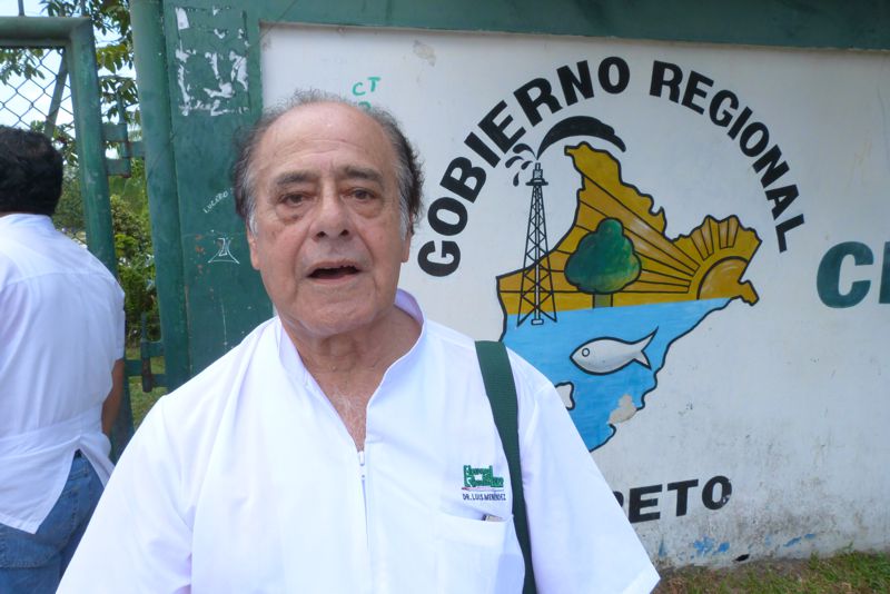 Dr. Luis Américo Menéndez, vicepresidente del Frente Patriótico de Loreto.