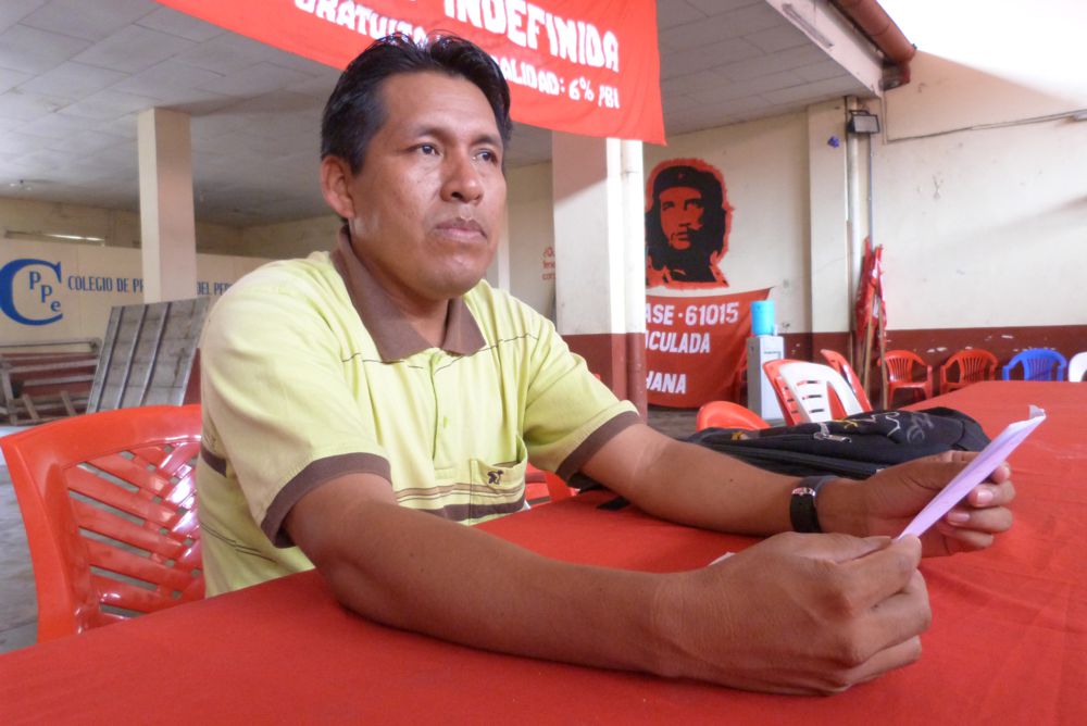 Prof. Alex Ricopa, dio a conocer que directivos del Frente Patriótico de Loreto, estarán presentes en asamblea popular de Requena.