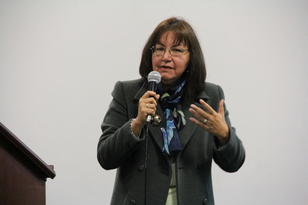 María Amelia Palacios, funcionaria del ministerio de Educación.