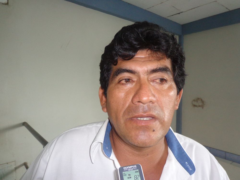 Amado Yañis Shavier, Vice presidente del Gremio Pesquero Artesanal de Iquitos.