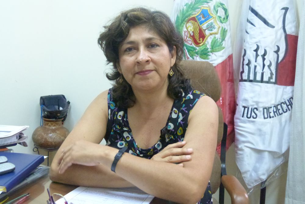 Defensora del Pueblo Dra. Lisbeth Castro Rodríguez.