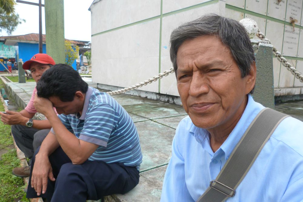 Prof. Juvenal Fasanando, secretario general del Sutep Loreto.