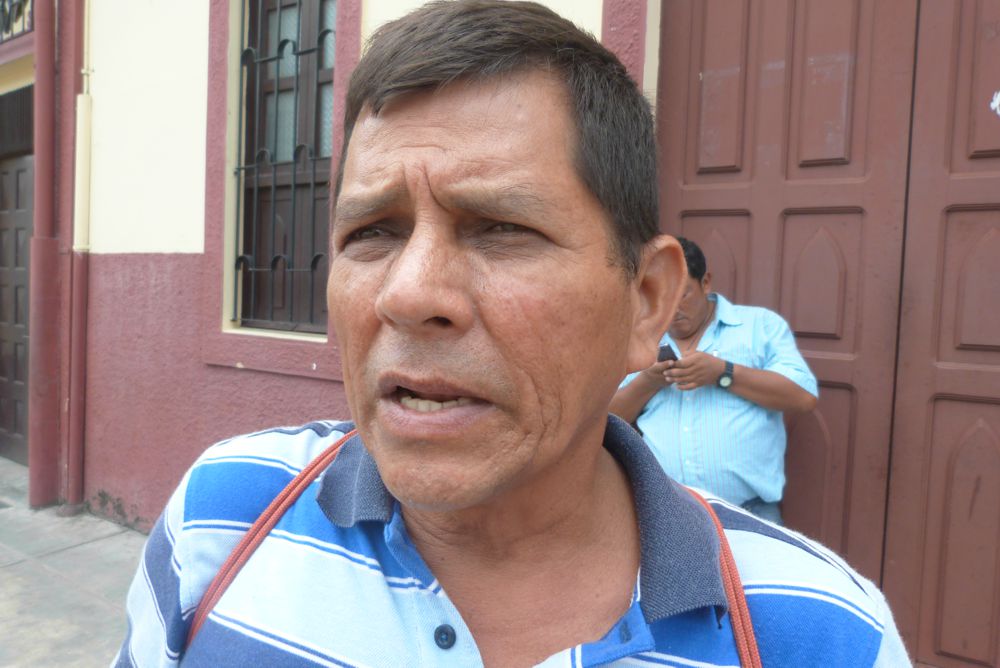 Alex Ramírez Villar, morador del Asentamiento Humano "San Pablo de la Luz".