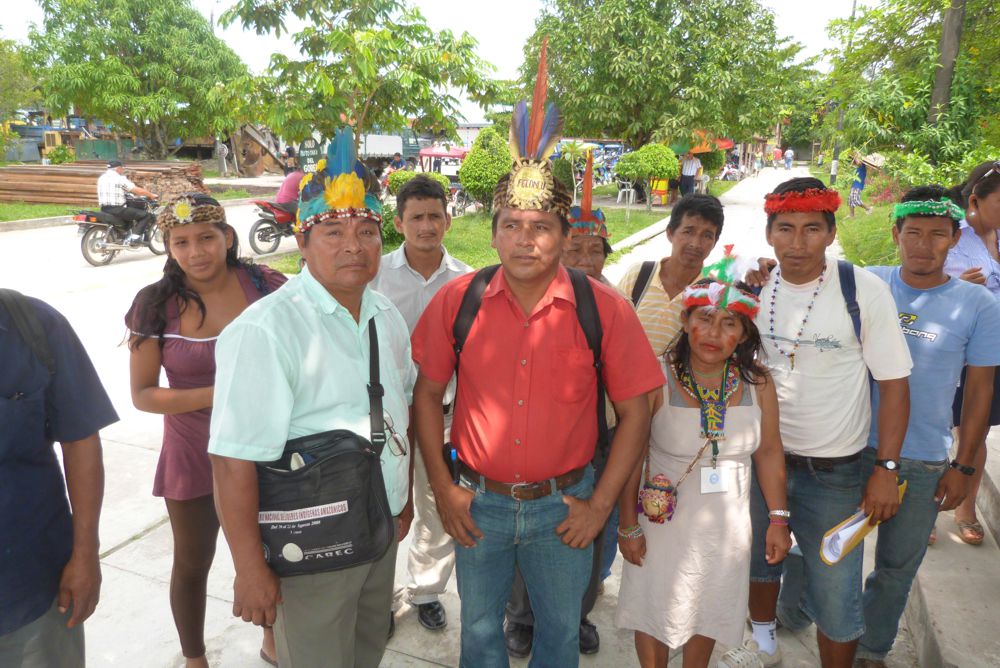 Beltrán Sandi Tuitui, presidente de la Federación de Comunidades Nativas del río Curaray, viajó a Lima.