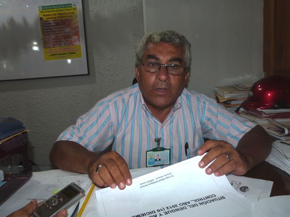 Coordinador del COER, Elmo Carbonell Mostacero.
