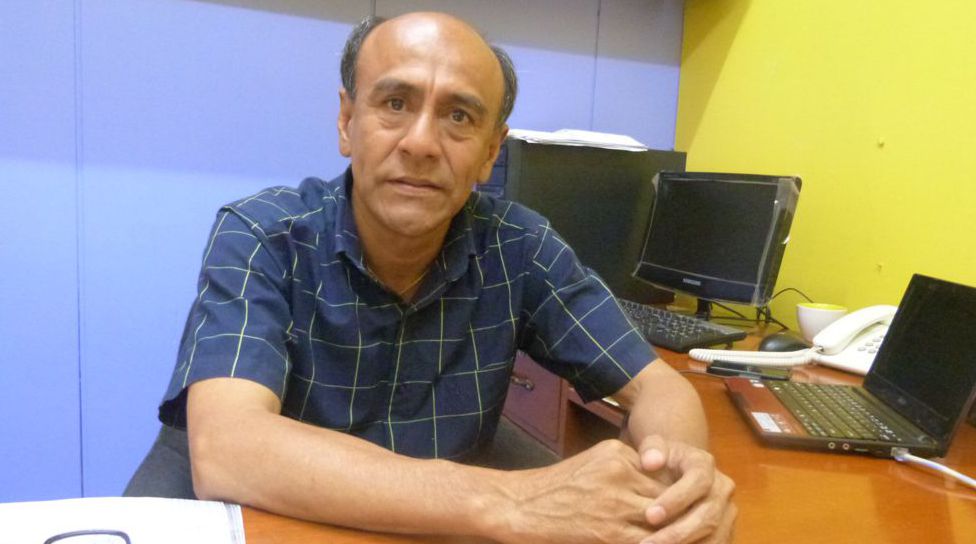 Edinson Peña Ríos, representante de los trabajadores en el CAFAE del gobierno regional.