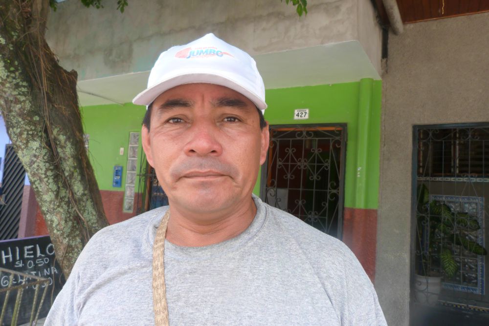 Robert Melena Paima, morador del distrito de 