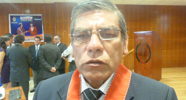 Presidente de la Junta de Fiscales Superiores del Distrito Judicial de Loreto Dr. Alberto Gallo Zamudio.
