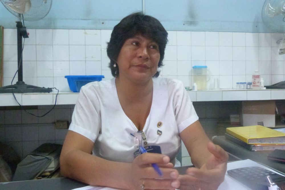 Dolores Barrera Ruiz, Asistenta Social del Hospital Iquitos.