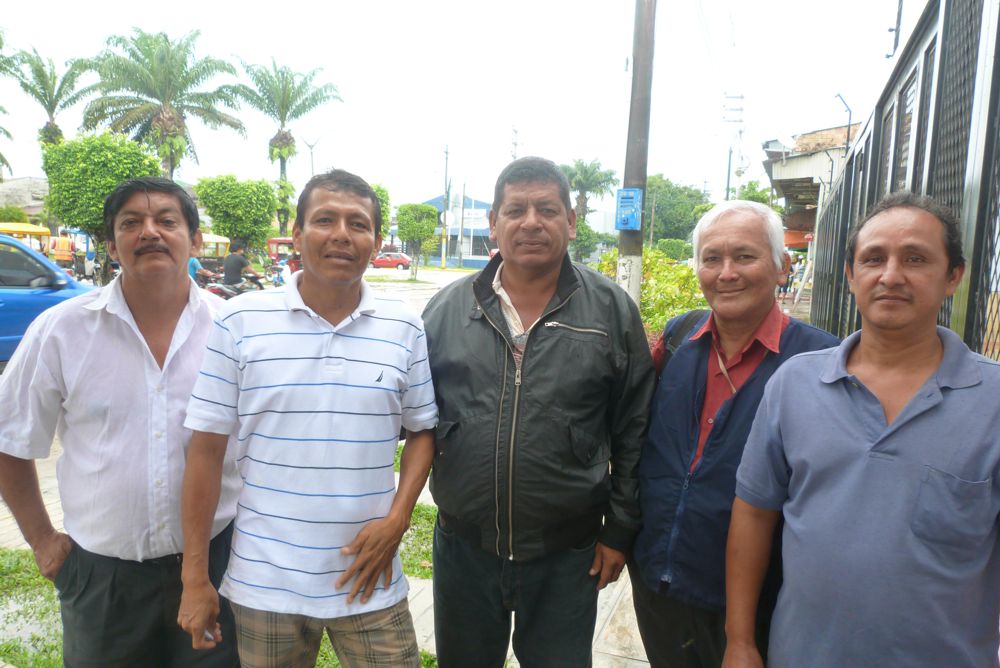 Integrantes de la Asociación de Comerciantes Independientes de la Feria Navideña.