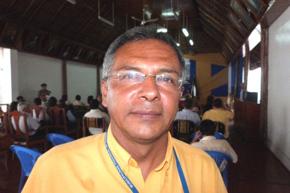 Jhonny Pérez, secretario general del sindicato de trabajadores de la Municipalidad de Maynas.