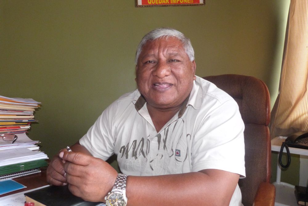 Manuel Coronado, secretario de la CGTP.
