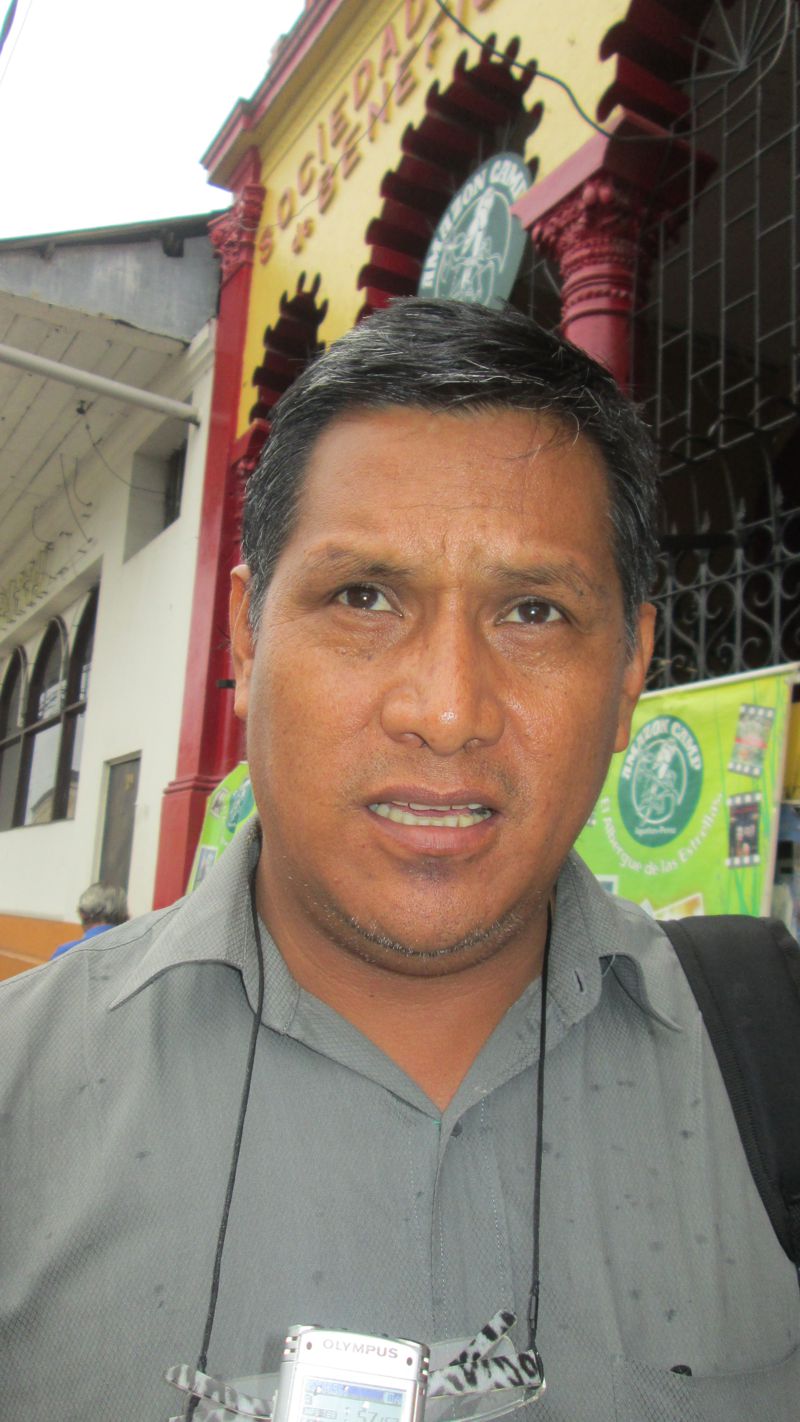 Alberto Angulo Mondragón, secretario general del Siddier, cuestiona gestión del Sutep Loreto.