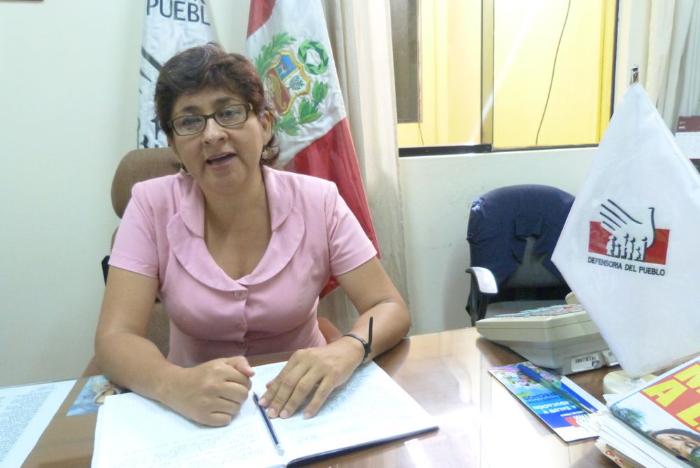 Defensora del Pueblo Lisbeth Castro Rodríguez.