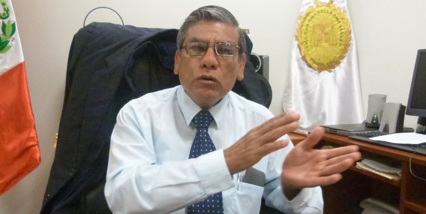 Dr. Mario Alberto Gallo Zamudio, presidente de la Junta de Fiscales del Distrito Judicial de Loreto.