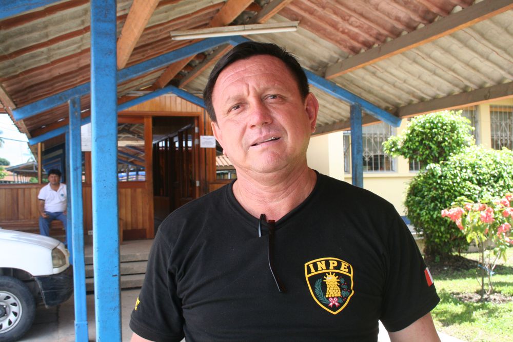 Jefe (e) del penal de varones Iquitos, Rafael Villaverde Rengifo, pide apoyo para fumigación en el centro penitenciario.