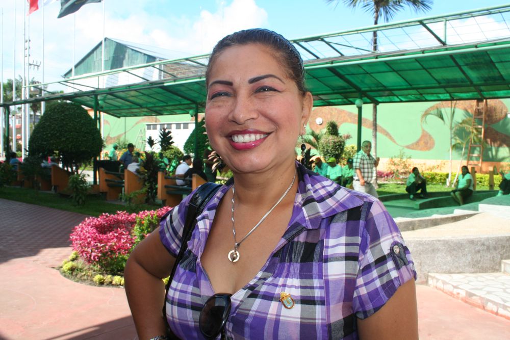 Ofelia Chávez, jefa de la división de educación, cultura y deporte de la Municipalidad de Maynas.