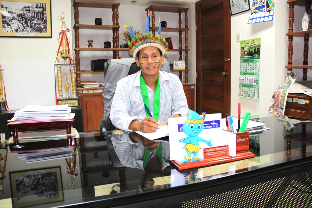 Regidor de la Municipalidad de Maynas, Mateo Maynas Flores, estuvo como alcalde Bora por tres días.