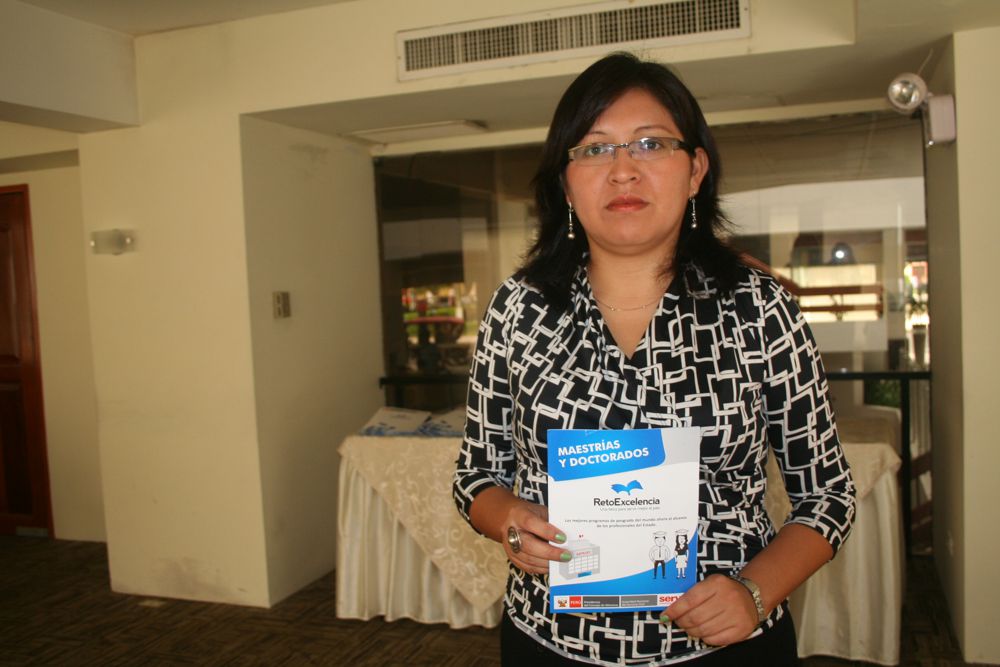 Cecilia Beltrán, analista de la gerencia de desarrollo de capacidades de la autoridad nacional del servicio civil