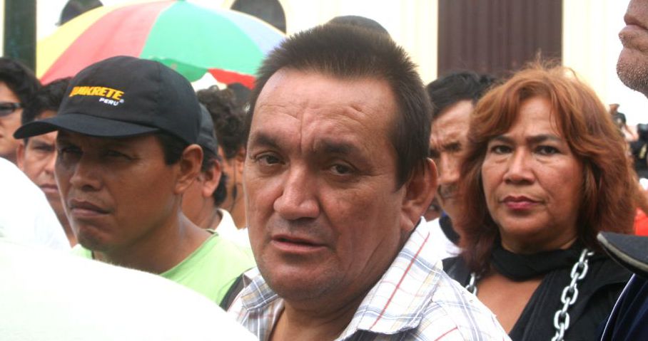 Wilder Gálvez, secretario del sindicato de trabajadores del Hospital Regional de Loreto.