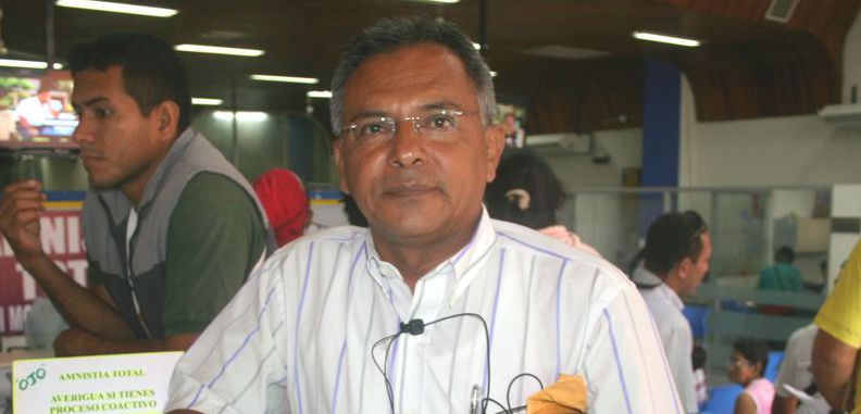 Jhonny Pérez, secretario del sindicato de trabajadores de la Municipalidad de Maynas.