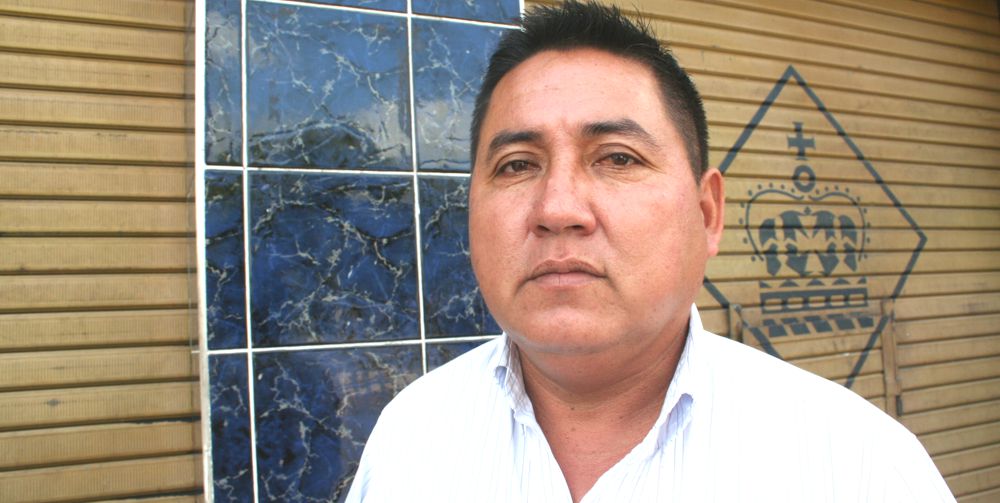 Juan Ramos, coordinador de la confederación de nacionalidades amazónicas del Perú.