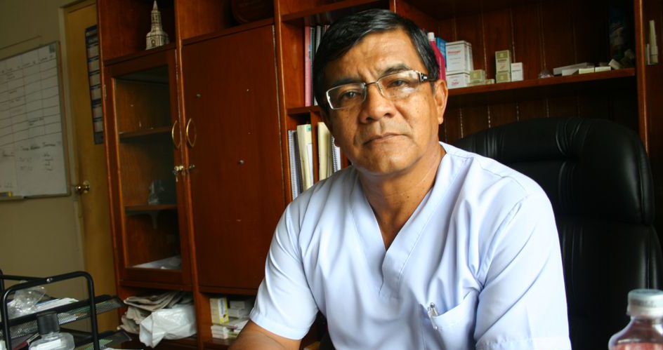 Dr. Carlos Calampa, director del Hospital Apoyo Iquitos.