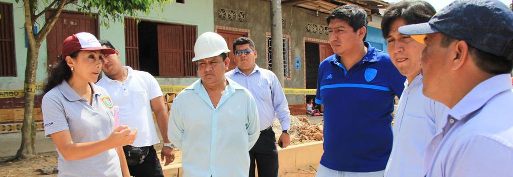 Alcaldesa inspecciona obras