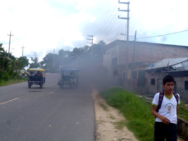 humo de colectivo