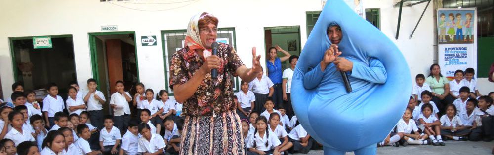 niños se sensibilizan sobre el agua