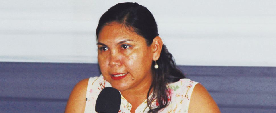 Gerente Municipal de la Provincia de Maynas, Doris Paredes