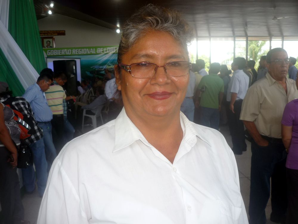 Secretaria del Sitase-Maynas, Anamelva Flores.