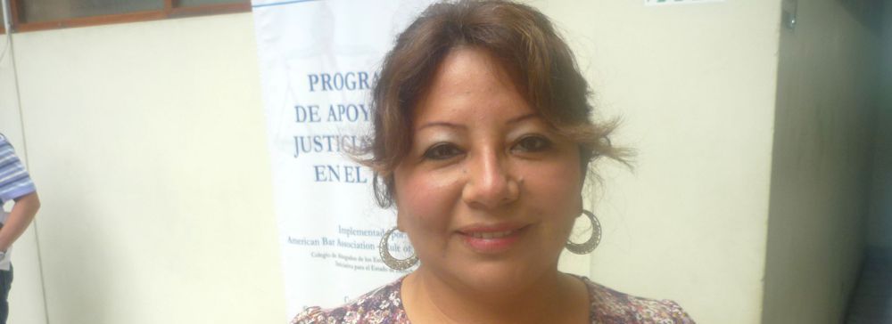 Abog. María Esther Felices Mendoza, jueza superior de la Sala Penal de Apelaciones y Liquidadora de la CSJL.